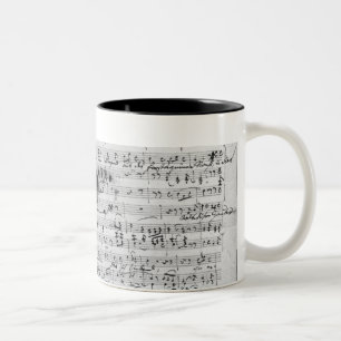 Taza Bicolor Cuenta manuscrita para el 'Trost mentido