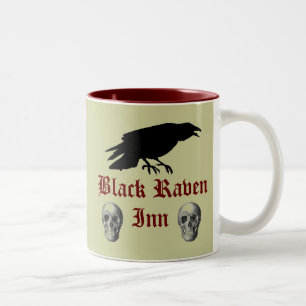 Taza Bicolor Cuervo negro II