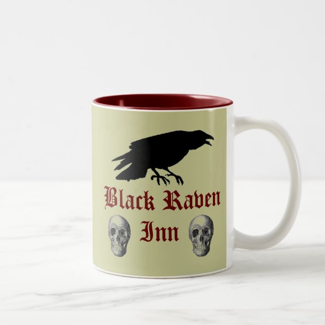 Taza Bicolor Cuervo negro II (Derecha)