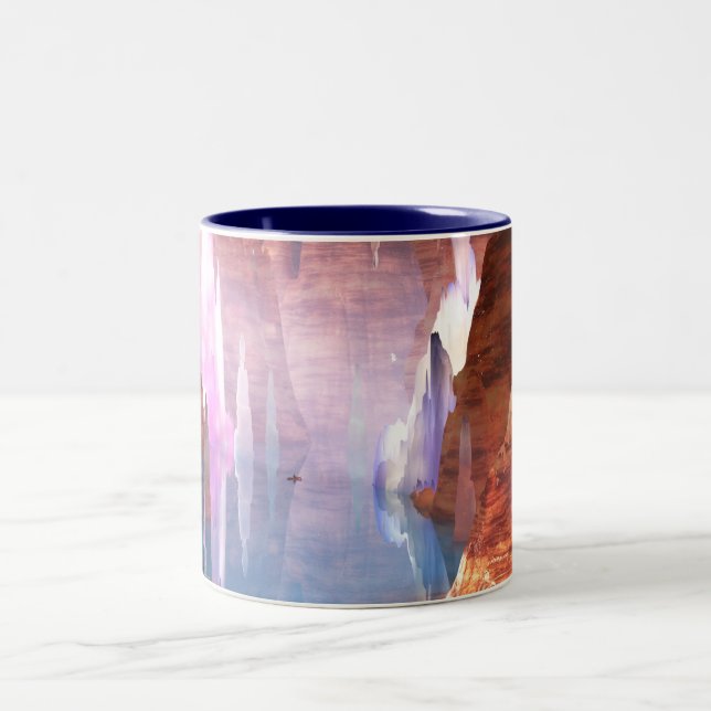 Taza Bicolor Cuevas relucientes Mug (Centro)