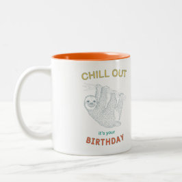 Taza Bicolor Cuídate es tu cumpleaños