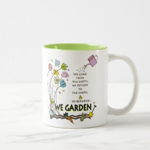 Taza Bicolor CULTIVAMOS UN HUERTO verso Taza-Alegre para los