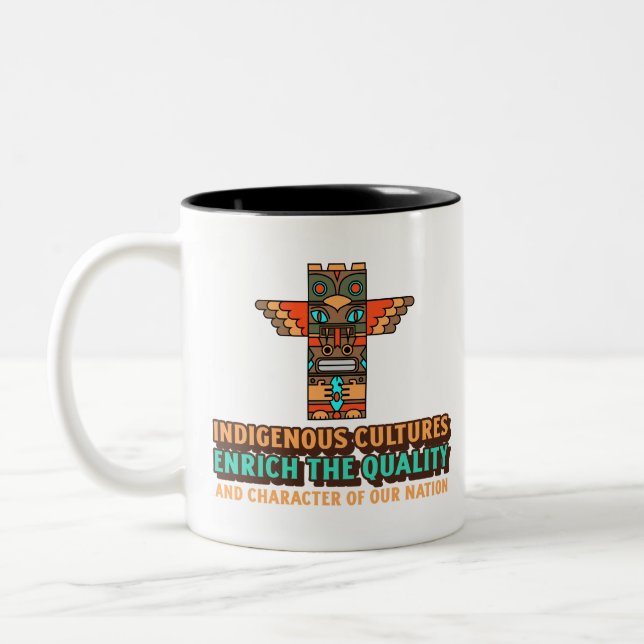 Taza Bicolor Culturas indígenas (Izquierda)