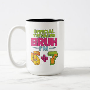 Taza Bicolor Cumpleaños 13 Oficial Adolescentes Seis Siete
