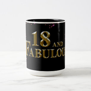 Taza Bicolor Cumpleaños 18 