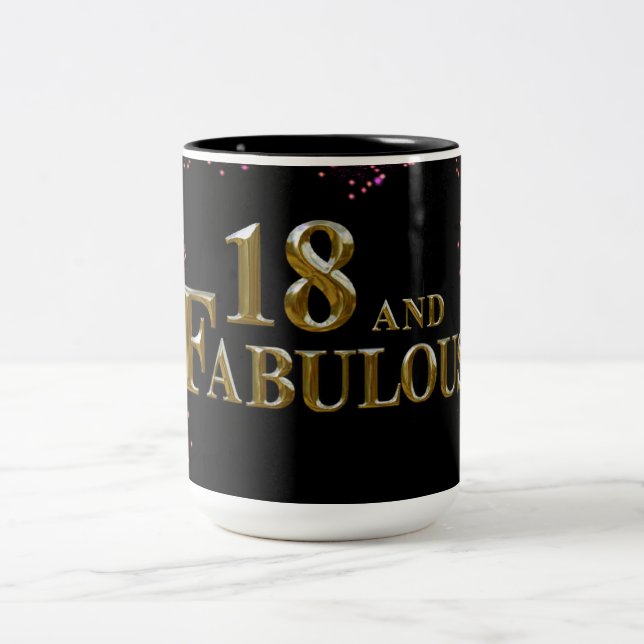 Taza Bicolor Cumpleaños 18  (Centro)