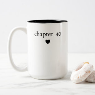 Taza Bicolor Cumpleaños 40 personalizado