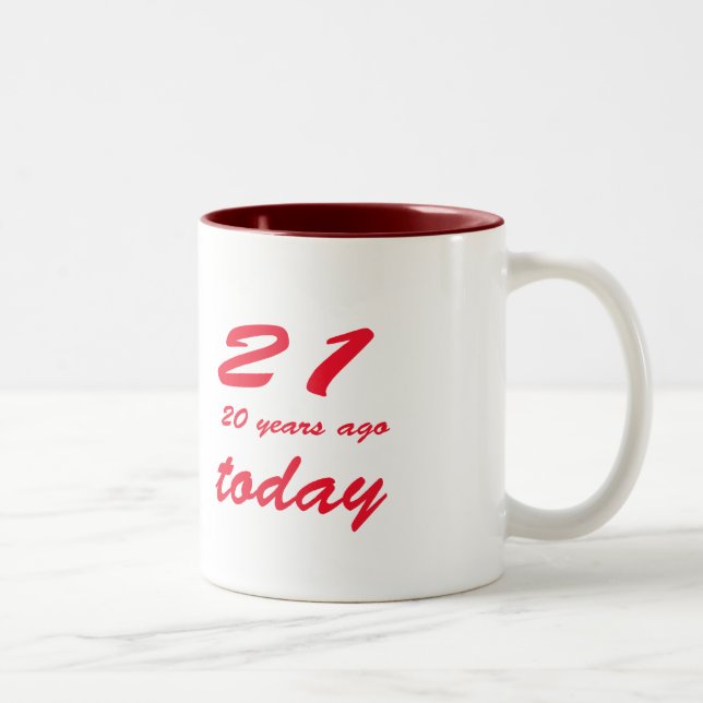 Taza Bicolor cumpleaños 41 (Derecha)