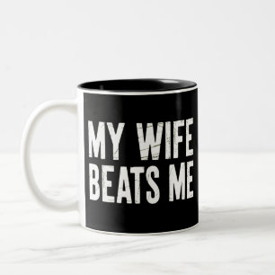 Taza Bicolor Cumpleaños Divertido del Marido Sarcástico Mi Espo