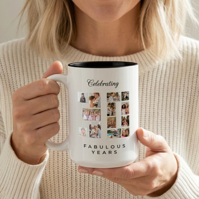 Taza Bicolor Cumpleaños o aniversario número 30 (Subido por el creador)
