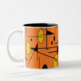 Taza Bicolor Cuña del barman del hombre lobo - Arte de Ken Gage
