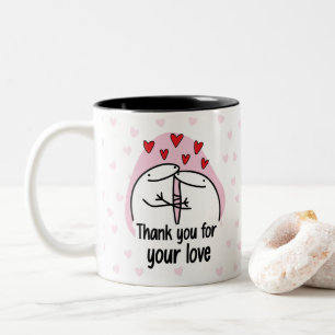 Taza Bicolor Cup of coffee, Florck Valentine's Day 