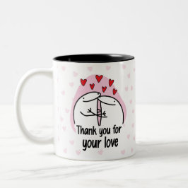 Taza Bicolor Cup of coffee, Florck Valentine's Day 