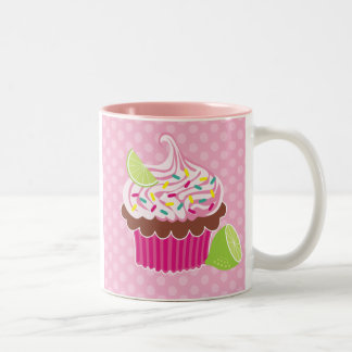 Taza Bicolor Cupcake de Crema Batida