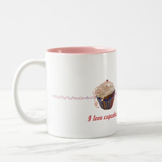 Taza Bicolor Cupcakes Mug - personalizar (Izquierda)