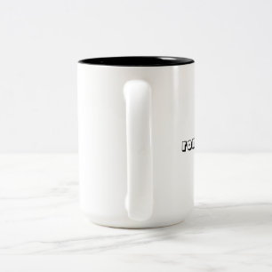 Taza Bicolor Cups Cat on Coffee