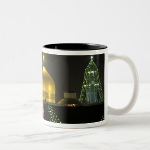 Taza Bicolor Cúpula dorada del complejo del santuario del Imam 
