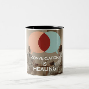 Taza Bicolor Curación a través de la conexión: Sip con Unity Mu