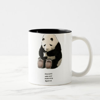 Taza Bicolor curiosidades de la panda