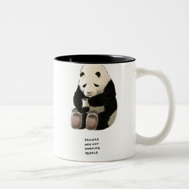 Taza Bicolor curiosidades de la panda (Derecha)