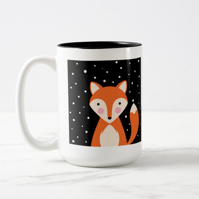 Taza Bicolor Curte Fox (Izquierda)