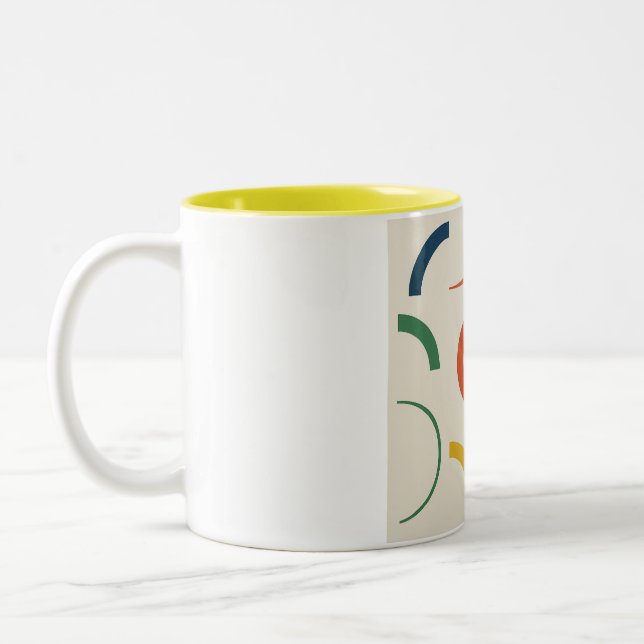 Taza Bicolor Curvas en Secuencia (Izquierda)