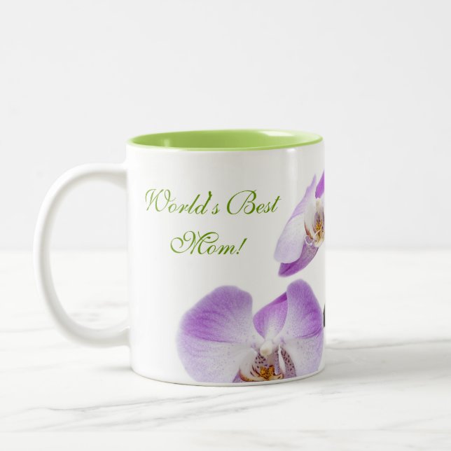 Taza Bicolor Customizable Mom Orchid (Izquierda)
