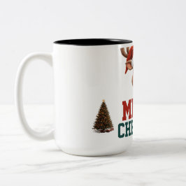Taza Bicolor Customize Christmas mug gift