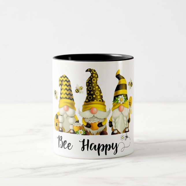Taza Bicolor Cute Abe Happy/Gnome (Centro)