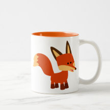 Cute Astute Personalizado Fox Mug