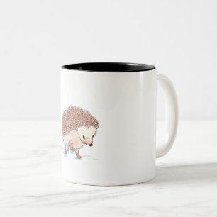 Taza Bicolor Cute Baby Hedgehog