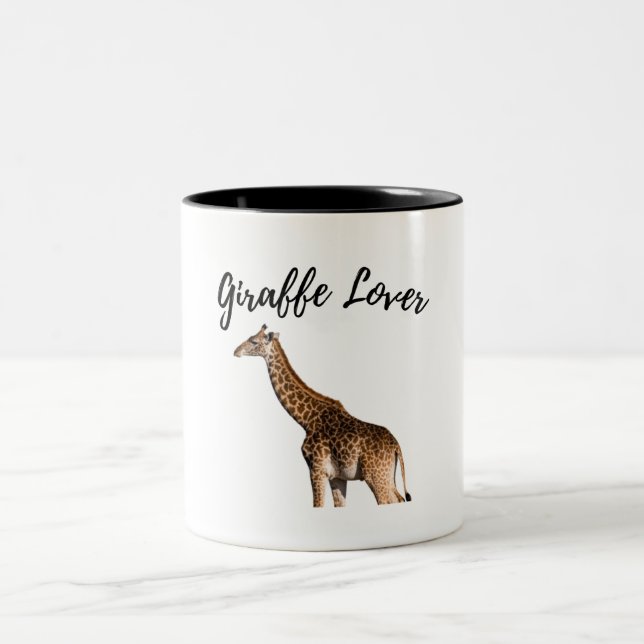 Taza Bicolor Cute Brown Giraffe (Centro)
