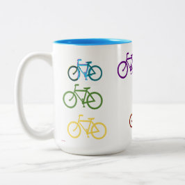 Taza Bicolor Cute Bycycles