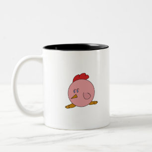 Taza Bicolor Cute Chubby Chicken
