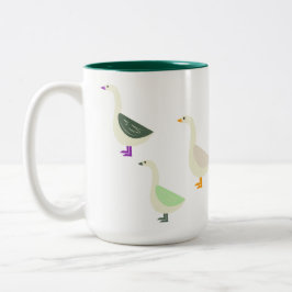 Taza Bicolor Cute ducks