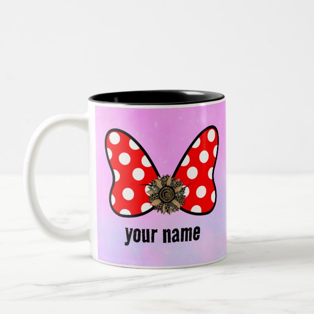 Taza Bicolor Cute glitter rainbow girl (Izquierda)