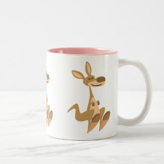 Taza Bicolor Cute Happy Personalizado Kangaroo