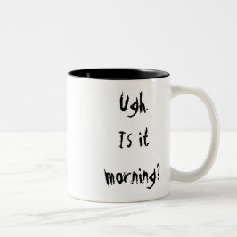 Taza Bicolor Cute Hate Mornings Mug