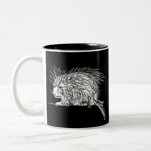 Taza Bicolor Cute Hedgehog (Izquierda)