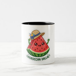 Taza Bicolor Cute Kawaii Marroquí Dallae Tradicional SumSticker