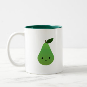 Taza Bicolor Cute Kawaii Pear
