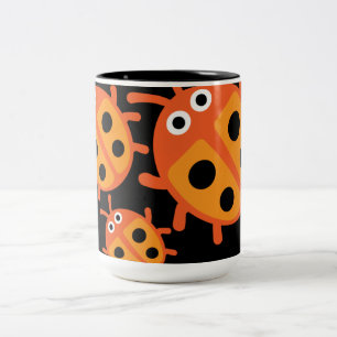 Taza Bicolor Cute Kids ladybird Family Mug
