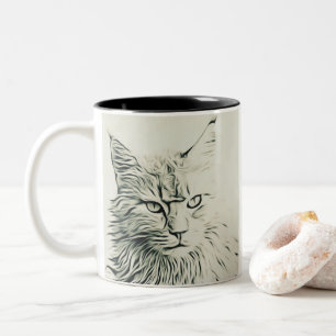 Taza Bicolor Cute Kitty