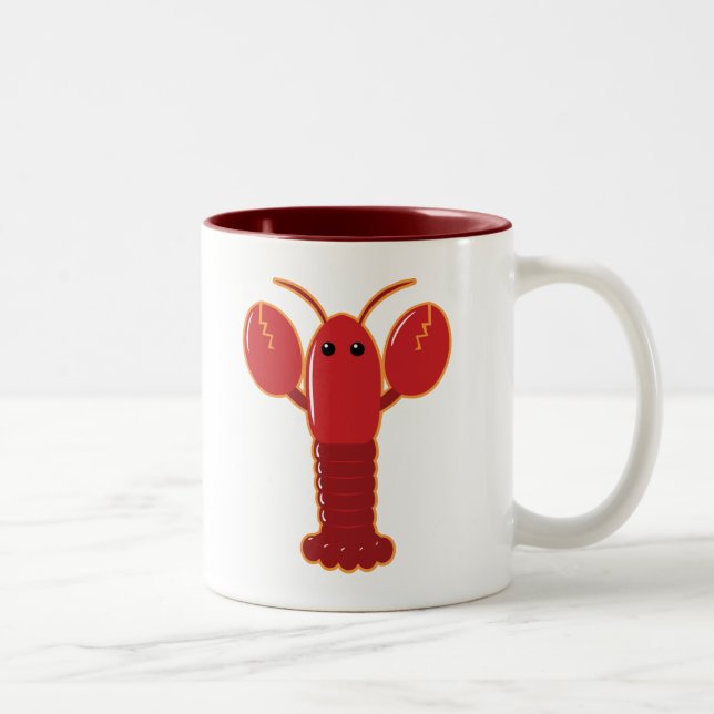 Taza Bicolor Cute Lobster (Derecha)