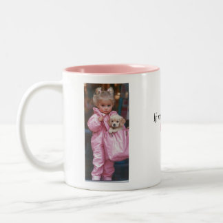 Taza Bicolor Cute Mug "Si mi cachorro no puede venir, no voy"
