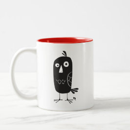 Taza Bicolor Cute Personalizado Blackbird 2 tonos Coffee Mug