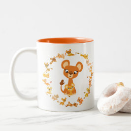 Taza Bicolor Cute Personalizado Lionesses Mandala Mug