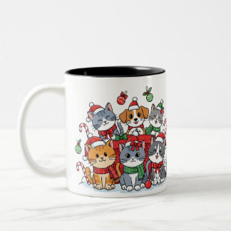 Taza Bicolor Cute Pets Collection – Stylish Minimal Mug