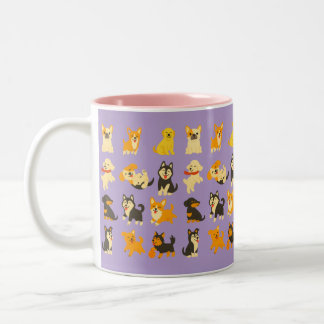 Taza Bicolor Cute Puppies