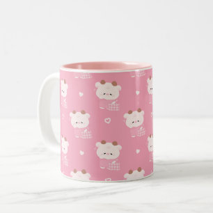 Taza Bicolor Cute Sleepy Cow